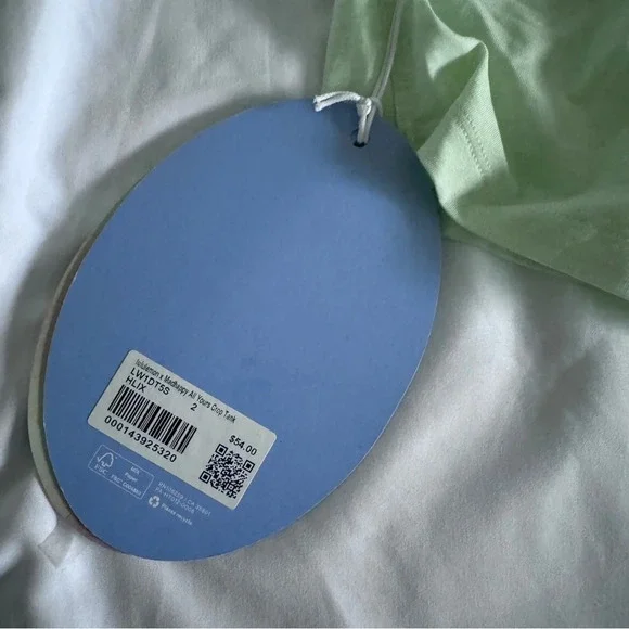 92 🆕💚 Lululemon X Madhappy All Your Crop Tank - Heathered Elixir - Picture 8 of 9